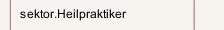sektor.Heilpraktiker